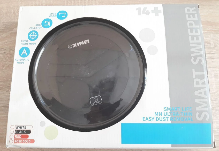 Робот - пилосос XIMEI Smart Robot Black Бездротовий смарт-пилосос для дому - мініатюра 7