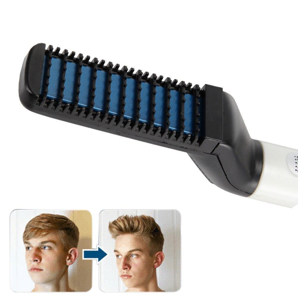 Випрямляч для бороди NG-MODELLIN Чоловіча плойка для розгладження бороди та волосся - мініатюра 4