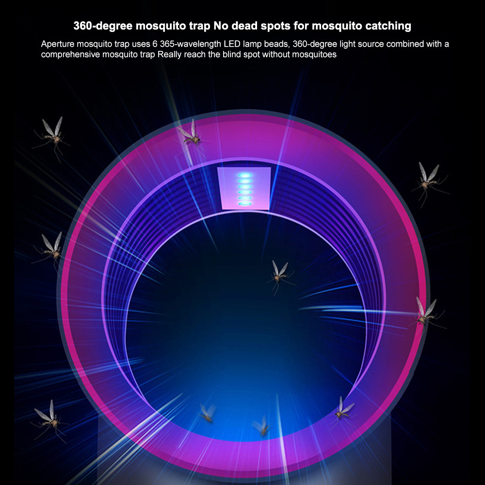 Світлодіодна лампа-вбивця комарів Mosquito Killer | Пастка для комах - мініатюра 5