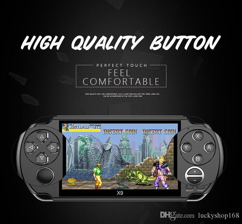 Ігрова PSP приставка X9 Портативна ігрова консоль з ТВ-виходом, 8ГБ - мініатюра 4