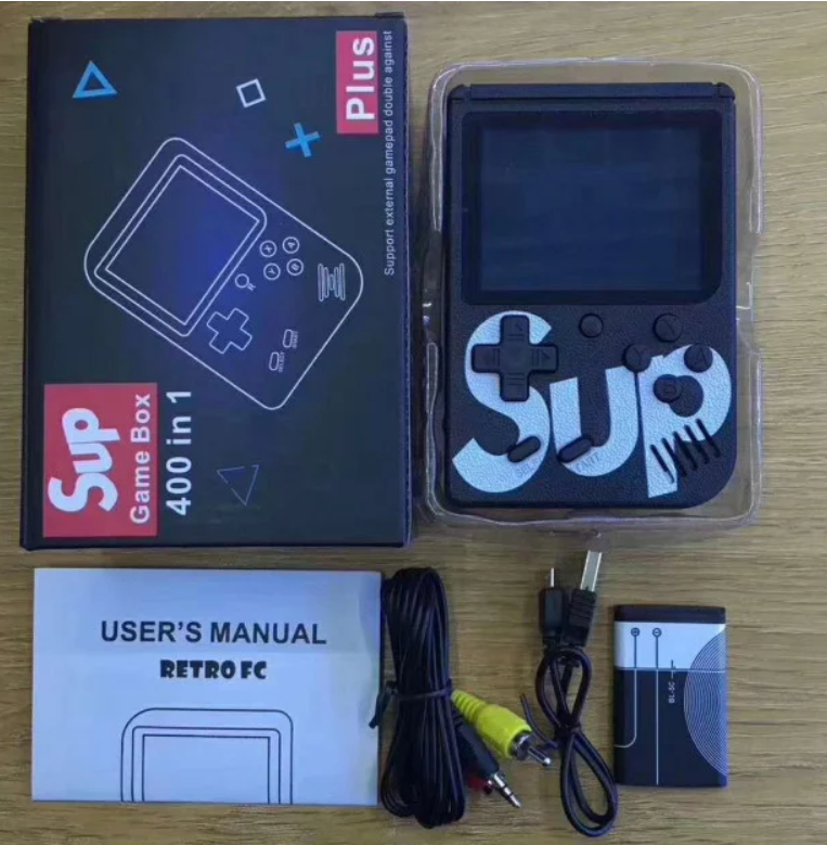 Ігрова приставка Game Box sup 400 в 1 ∙ Портативна приставка консоль із вбудованими ретро-іграми - мініатюра 10