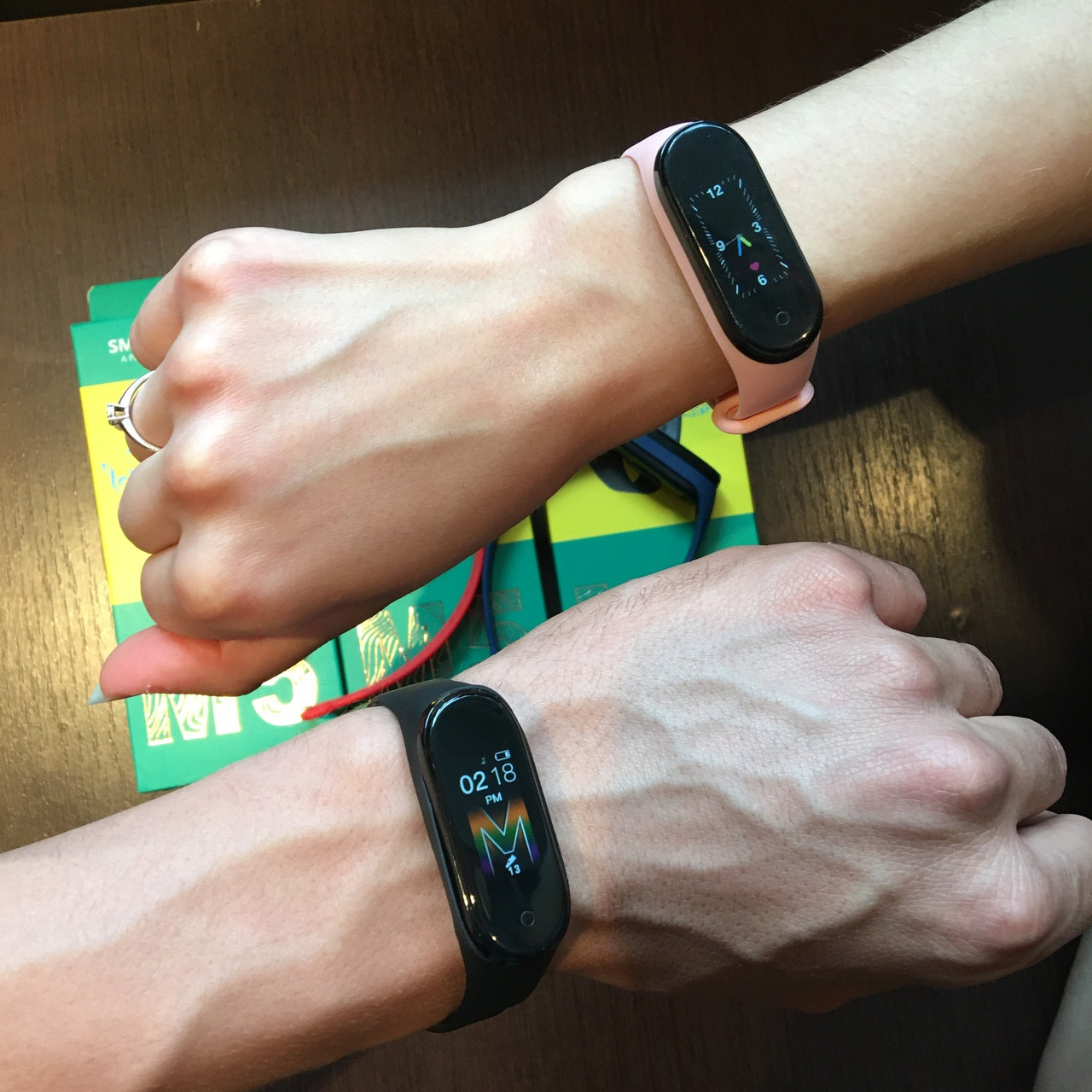 Смарт годинник M5 Вимірювання тиску та пульсу, лічильник кроків ∙ Розумний фітнес-браслет з шагоміром Smart Bracelet Bluetoоth - мініатюра 6