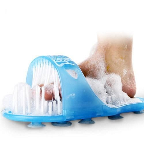 Масажний тапочок Easy Feet ∙ Щітка - масажер для ніг з пемзою, на присосках - мініатюра 3