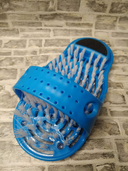 Масажний тапочок Easy Feet ∙ Щітка - масажер для ніг з пемзою, на присосках - мініатюра 10